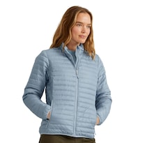 Chamarra Eddie Bauer De Pluma Ultraligera Para Mujer Azul