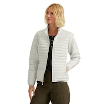 Chamarra Eddie Bauer De Pluma Ultraligera Para Mujer Blanco