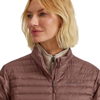 Foto 3 | Foto 3 | Chamarra Eddie Bauer De Pluma Ultraligera Para Mujer Rosa