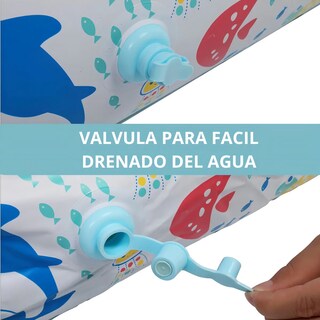 Foto 3 | Foto 3 | Alberca Inflable Rectangular 5 Personas Pvc Eo Safe Imports Esi-23677 Azul