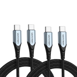 Foto 1 | Foto 1 | Kit 2 Pz Cables Usb-c Vention Trebh 2m 240w 5a Trenzado Carga Ultra