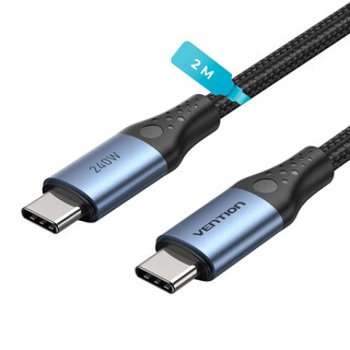 Foto 2 | Foto 2 | Kit 2 Pz Cables Usb-c Vention Trebh 2m 240w 5a Trenzado Carga Ultra