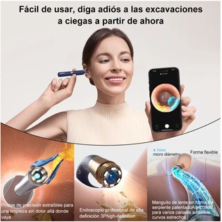 Foto 3 | Foto 3 | Kit Profesional De Limpieza De Oídos Eo Safe Imports Esi-23689 Azul