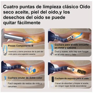 Foto 4 | Foto 4 | Kit Profesional De Limpieza De Oídos Eo Safe Imports Esi-23689 Azul