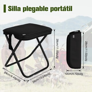 Foto 2 | Foto 2 | Banco Plegable Portátil Eo Safe Imports Esi-23666 Negro