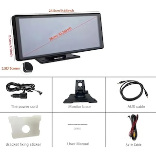 Foto 2 | Foto 2 | Estéreo Belug Inalámbrico Para Coche 10 Para Apple Carplay Negro