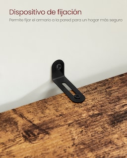 Foto 5 | Foto 5 | Vasagle Armario Alto De Almacenamiento Con 3 Compartimentos Abiertos Y Estantes Ajustables Para Hogar