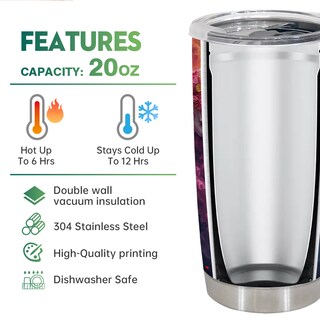 Foto 4 | Foto 4 | Taza De Café Travel Tumbler Oasisdream De Acero Inoxidable De 600 Ml - Venta Internacional.