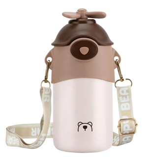 Foto 1 | Foto 1 | Taza Termo Xtellar Infantil 500ml Con Popote De Silicona Y Correa Ajustable Antifugas Blanco