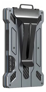 Foto 1 | Foto 1 | Cartera Xtellar Delgada De Aluminio Con Clip Metálico Y Bloqueo Rfid – Plateado