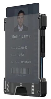 Foto 2 | Foto 2 | Cartera Xtellar Delgada De Aluminio Con Clip Metálico Y Bloqueo Rfid – Plateado