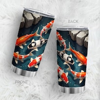 Taza Taza Tumbler Oasisdream De Acero Inoxidable 600 Ml Con Estampado De Peces - Venta Internacional.