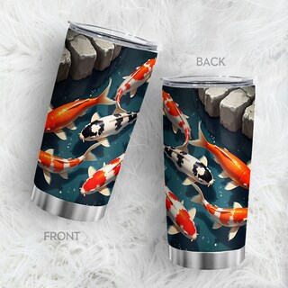 Foto 1 | Foto 1 | Taza Taza Tumbler Oasisdream De Acero Inoxidable 600 Ml Con Estampado De Peces - Venta Internacional.