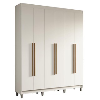 Foto 1 | Foto 1 | Ropero Closet Madesa Venus 6 Puertas Con Pies 180cm Bb 2