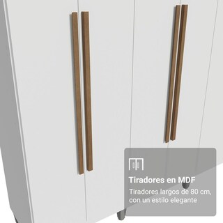 Foto 6 | Foto 6 | Ropero Closet Madesa Venus 6 Puertas Con Pies 180cm Bb 2