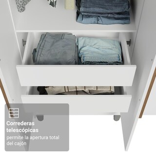 Foto 7 | Foto 7 | Ropero Closet Madesa Venus 6 Puertas Con Pies 180cm Bb 2