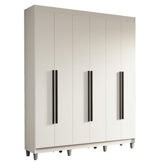 Foto 1 | Foto 1 | Ropero Closet Madesa Venus 6 Puertas Con Pies 180cm Bb 08