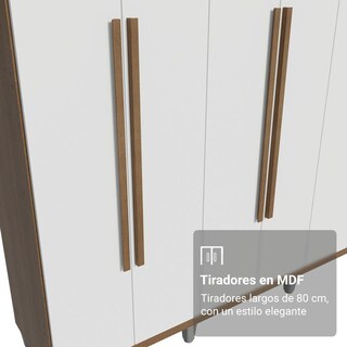 Foto 6 | Foto 6 | Ropero Closet Madesa Venus 6 Puertas Con Pies 180cm Mb 1