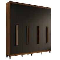 Ropero Closet Madesa Venus 8 Puertas Con Pies 216cm Mn 05