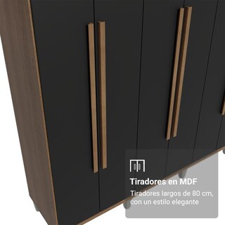 Foto 6 | Foto 6 | Ropero Closet Madesa Venus 8 Puertas Con Pies 216cm Mn 05