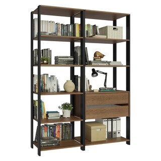 Foto 8 | Foto 8 | Closet Valencia Madesa 2 Cajones 129cm Color Marrón/negro