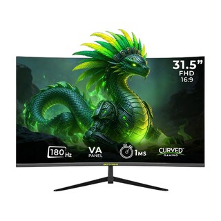 Foto 1 | Foto 1 | Monitor Gamer Curvo 31.5'' Dxt Gaming Sight 1ms 180hz Fhd Va Dp Hdmi Usb Adaptive-sync Negro Mdxt315cbk
