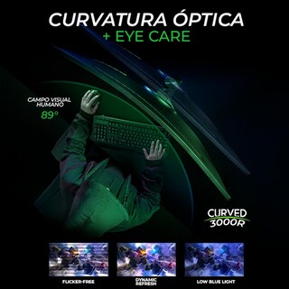 Foto 5 | Foto 5 | Monitor Gamer Curvo 31.5'' Dxt Gaming Sight 1ms 180hz Fhd Va Dp Hdmi Usb Adaptive-sync Negro Mdxt315cbk