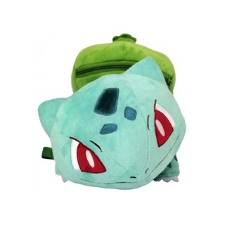 Foto 1 | Foto 1 | Mochila Para Niños Bulbasaur Pokemon Peluche Diseño De La Tela Liso Blanco