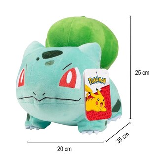 Foto 6 | Foto 6 | Mochila Para Niños Bulbasaur Pokemon Peluche Diseño De La Tela Liso Blanco