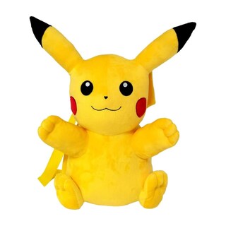 Foto 1 | Foto 1 | Mochila Para Niños Pikachu Pokemon Peluche Diseño De La Tela Liso Blanco