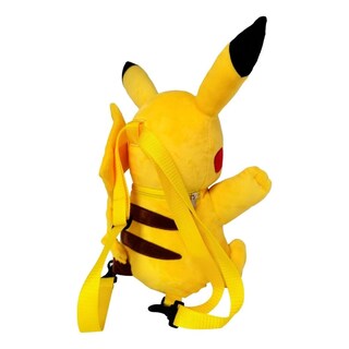 Foto 4 | Foto 4 | Mochila Para Niños Pikachu Pokemon Peluche Diseño De La Tela Liso Blanco
