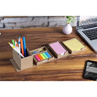 Foto 5 | Foto 5 | Porta Notas Corporativo Con Porta Plumas Y Surtido De Notas