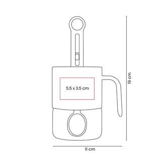 Foto 2 | Foto 2 | Frasco Azúcar Con Cuchara Promocional Personalizable - Azucarera Honey