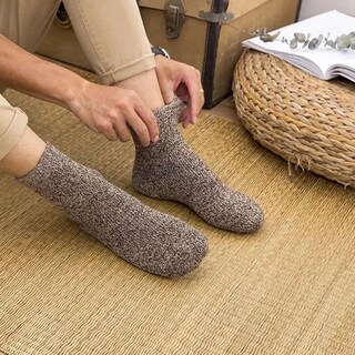 Foto 5 | Foto 5 | Calcetines Gruesasventdepot Mxfew-002 2 Piezas Café