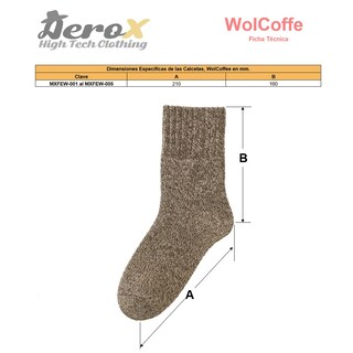 Foto 6 | Foto 6 | Calcetines Gruesasventdepot Mxfew-002 2 Piezas Café