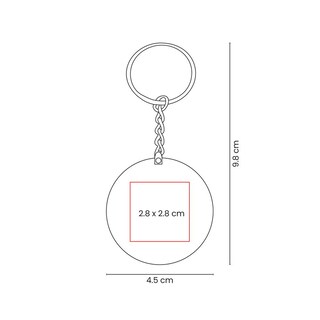 Foto 2 | Foto 2 | Llavero Metálico Acabado Espejo Personalizado-blesk