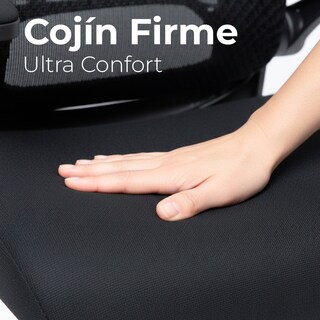 Foto 5 | Foto 5 | Silla De Oficina Escritorio Mu:4life Ergonómica Tapizado De Malla Negro