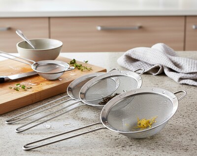 Foto 4 | Foto 4 | Set De 4 Coladores De Cocina De Acero Inoxidable Multiusos Bluelander