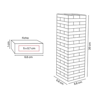 Foto 2 | Foto 2 | Torre De Bloques Promocional De Madera-zinder