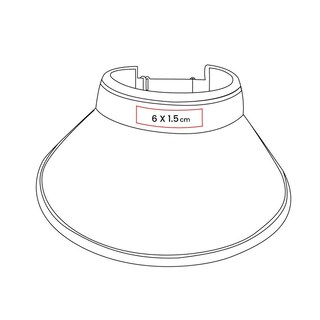 Foto 6 | Foto 6 | Paquete 40 Piezas Visera Promocional Acolchada Con Banda Elástica