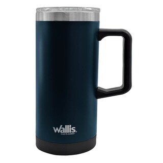 Foto 1 | Foto 1 | Taza Térmica Wallis M28902118 Con Protector Deslizante A Salpicaduras 530 Ml Azul Oscuro Mate