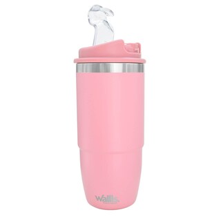 Foto 2 | Foto 2 | Vaso Térmico Wallis F28905112 De Acero Inoxidable Con Protector A Salpicaduras Y Tapa Rosca 590 Ml Rosa Mate