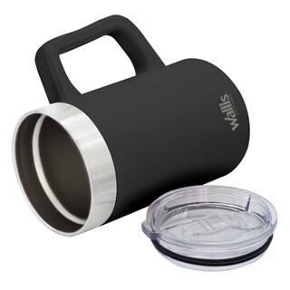 Foto 4 | Foto 4 | Taza Térmica Wallis M28903115 Con Protector Deslizante A Salpicaduras 590 Ml Negro Mate