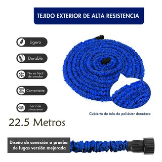 Foto 5 | Foto 5 | Manguera 22.5 Metros Expandible De Alta Resistencia Con Pistola De 7 Funciones – Diseño Flexible Antienredos Para Riego