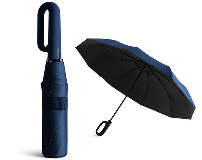 Foto 1 | Foto 1 | Paraguas Automático Compacto con Protección UV y Diseño Antiviento, Bluelander (Azul)