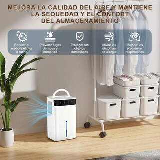 Foto 3 | Foto 3 | Deshumidificador Lab.g Silencioso Con Luz Y Modo Noche Blanco