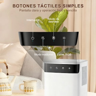 Foto 5 | Foto 5 | Deshumidificador Lab.g Silencioso Con Luz Y Modo Noche Blanco