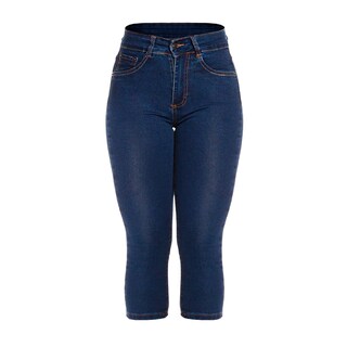 Foto 7 | Foto 7 | Pantalon Skinny Estilo Capri De Mezclilla Denim Stretch A La Cintura Para Mujer A.marino Pj