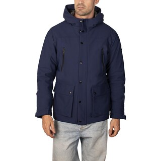 Foto 2 | Foto 2 | Chamarra Con Capucha Para Hombre Con Bolsa Interna Greenlander Azul Marino