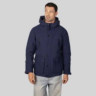 Foto 3 | Foto 3 | Chamarra Con Capucha Para Hombre Con Bolsa Interna Greenlander Azul Marino